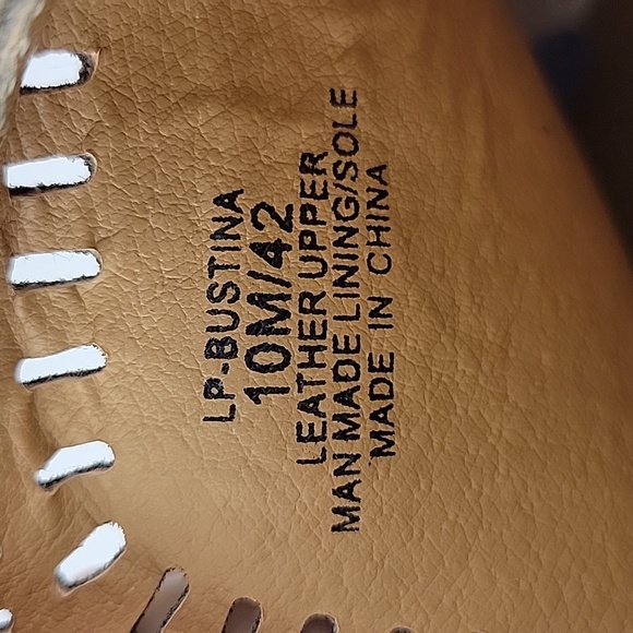 Lucky Brand Bustina Boho Chic Ankle Boot Tan Taupe Size 10 - Picture 8 of 13